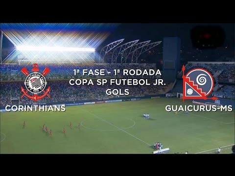 Gols - Corinthians-SP 3 x 1 Guaicurus-MS - Copa São Paulo Futebol Jr. - 04/01/2015