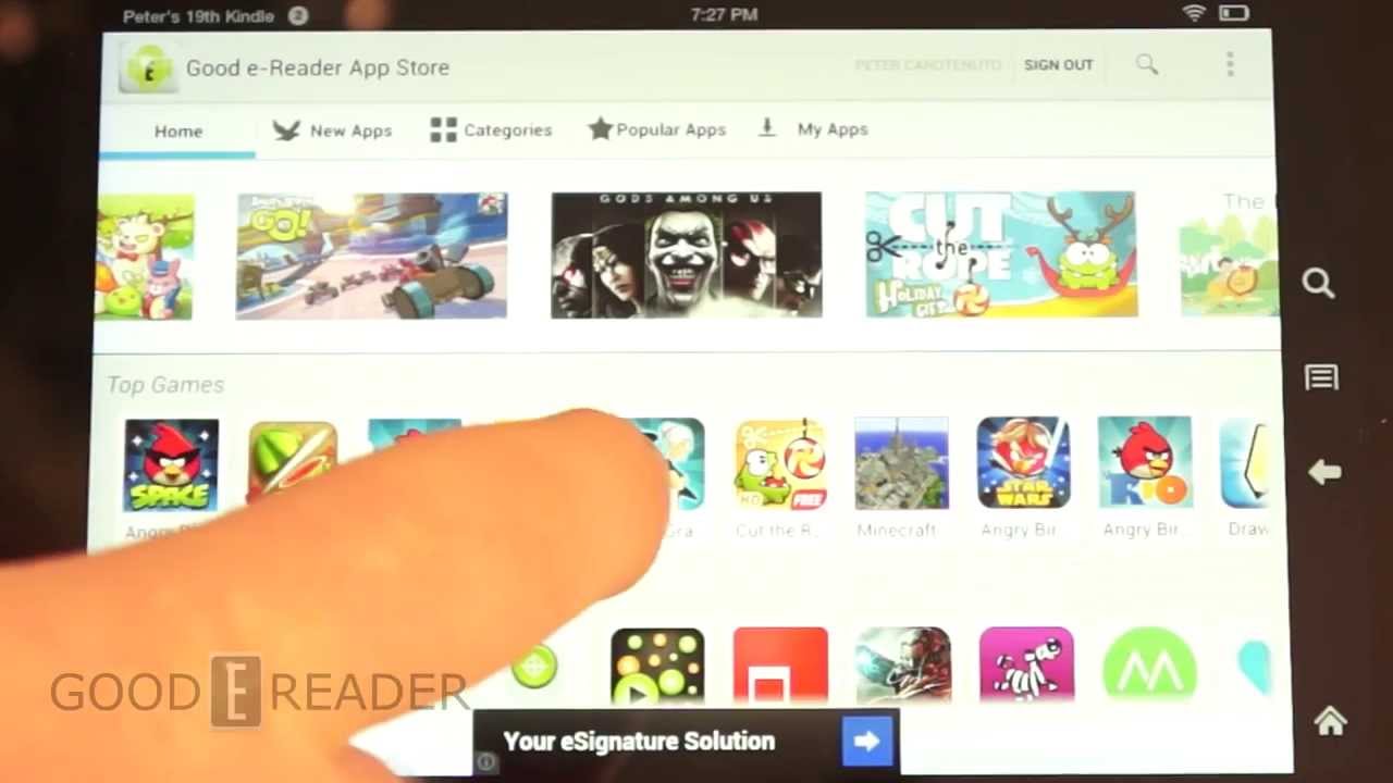 The New Good e-Reader Android App Store