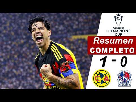 Club América vs Olimpia 1-0 Resumen Y Goles COMPLETO 🔥 2026 Concacaf Champions Cup HD