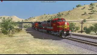 Mojave Subdivision DLC route running in TRS19