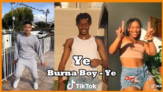 Burna Boy ye dance challenge | TikTok Africa  🛹 #YeChallenge #YeDance 🛹#Burnaboy