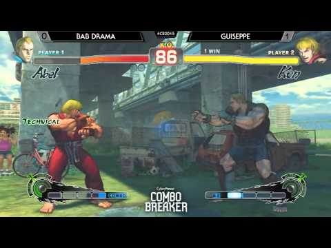 Combo Breaker - USF4 - BAB Drama (Abel) vs Guiseppe (Ken)