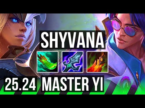 SHYVANA vs MASTER YI (JGL) | EUW Master | 25.24