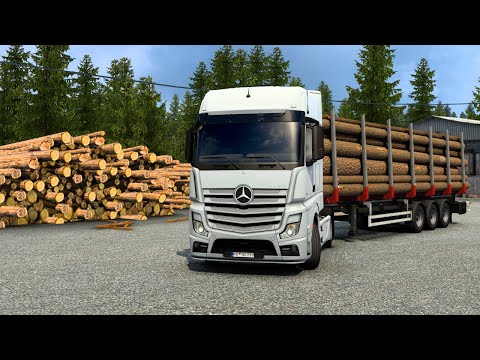 ETS 2 | Unterwegs im MERCEDES BENZ ACTROS MP4 | EURO TRUCK SIMULATOR 2 [1.43]