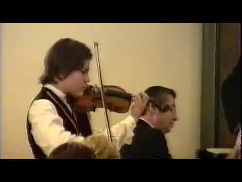 Augustin Hadelich at 13 - 1997 (from Shostakovich preludes op. 34)