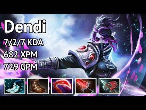 Dota 2 Dendi - Templar Assassin highlights - Game 2892640696