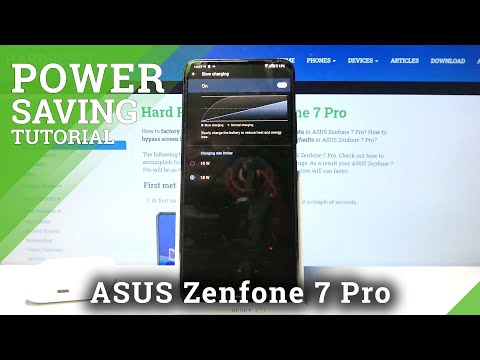 Take Care of ASUS Zenfone 7 Pro Battery - Battery Optimization and Power-Saving Mode Usage