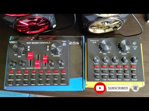 V8 and V8s Soundcard Comparison | Unboxing and Demo