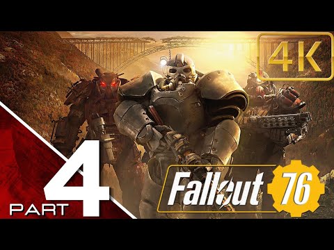 FALLOUT 76 Gameplay Walkthrough Part 4 FULL GAME No Commentary (PS5) - Hunter for Hire