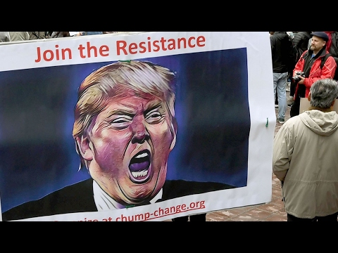 Not My President Day Protests Rise Up In Several Cities