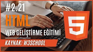2.21- HTML Eğitim Seti | Kaynak 3: W3School Sitesi
