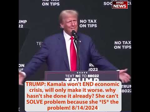 When Kamala fake economic plan copy my plan, tackling inflation Day 1 but Day 1 was 3.5 yrs ago