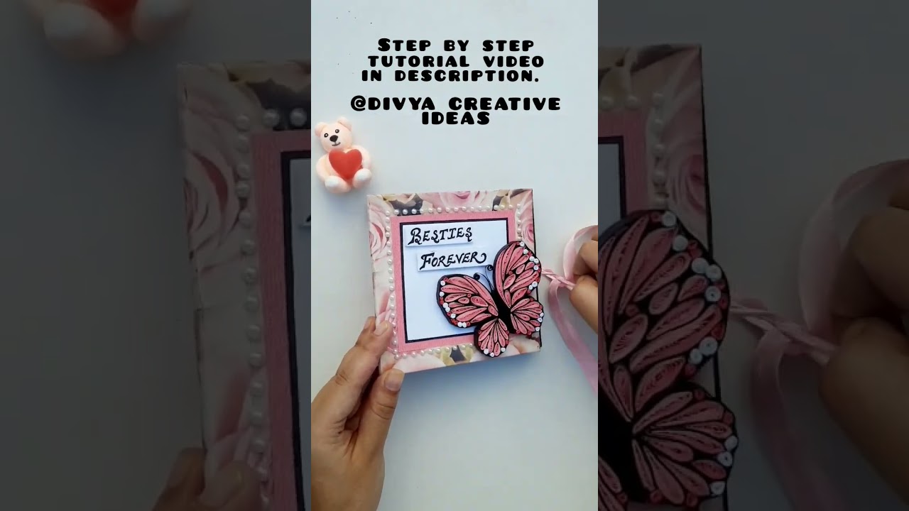 DIY SCRAPBOOK IDEA👭🧑‍🤝‍🧑 friendship day special #shorts #youtubeshorts #diy #scrapbooking
