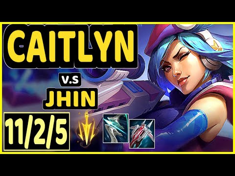 CAITLYN vs JHIN - 11/2/5 KDA BOTTOM ADC CHALLENGER GAMEPLAY - EUW
