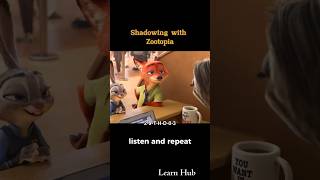 Shadowing English with Zootopia | Flash DMV Scene | Part 5