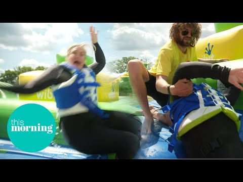 Josie Gibson Falls Into Lake & Has to be Rescued by Life Guard | This Morning