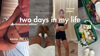 it's a vlog [sauna, wellness, and pilates] ✨🌶️🪄