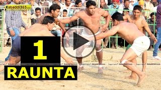 Raunta (Moga) Kabaddi Tournament 5 Mar 2014 Part 1 By Kabaddi365.com