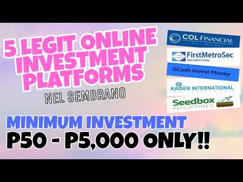 5 Legit Online Investment Platforms in 2021 (Minimum Investment of P50 - P5,000 ONLY!)