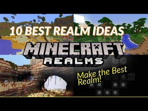 Top 10 Ideas for a Minecraft Realm! [The best realm themes for Minecraft]
