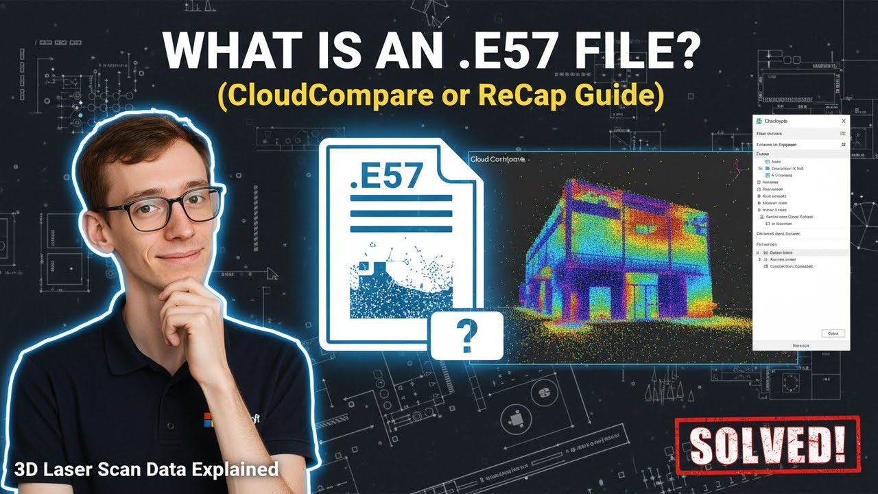 Opening E57 Files (CloudCompare or ReCap)