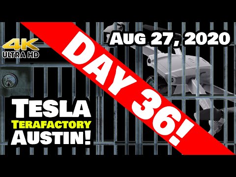 Tesla Gigafactory Austin 4K 8/27/20 - SECURITY THREATENS TO FILE CHARGES for filming Giga Texas!