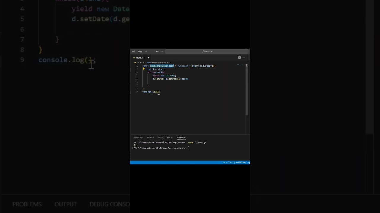 Date range generator