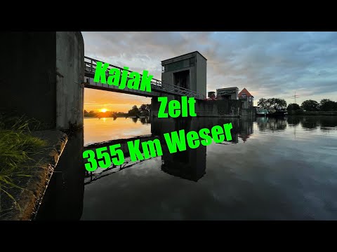 355 Km Kajak Wesertour 9. und 10. Tag