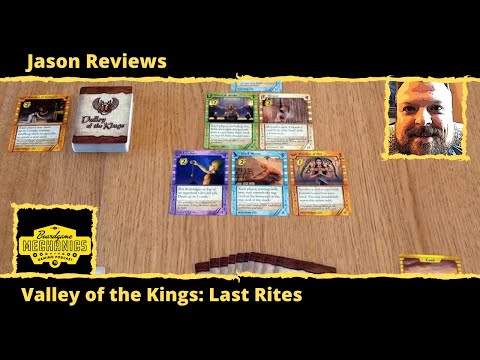 Jason's Board Game Diagnostics of Valley of the Kings: Last Rites