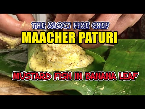 MAACHER PATURI / STEAMED FISH IN BANANA LEAF / STEAMED MUSTARD FISH