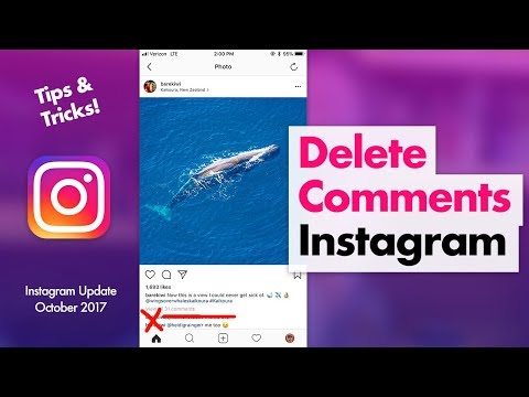 How to Delete Instagram Comments - YouTube