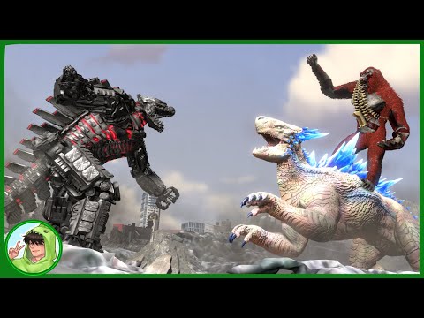 [SFM] Shimo & Skar King VS Mechagodziila