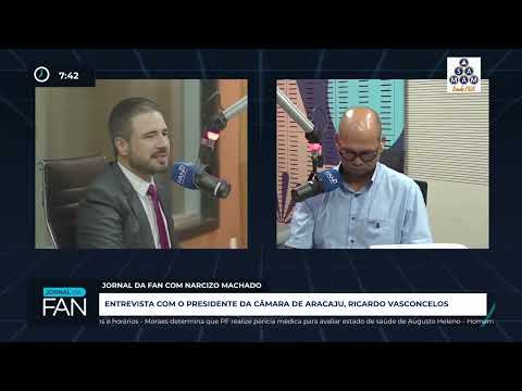 Entrevista com o presidente da câmara de Aracaju, Ricardo Vasconcelos