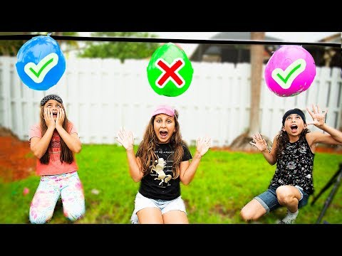 Don't POP the WRONG Mystery Balloon - Mimi Land Extreme Challenge