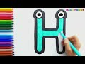 ABC Menggambar dan Warna Alfabet Bahasa Inggris | Pelajari Lagu Alfabet untuk Balita Anak #39