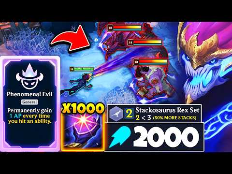 Phenomenal Evil Aurelion Sol God Roll: Stackosaurus Set Bonus = INFINITE AP + Stardust