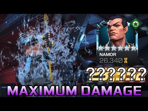 The MAXIMUM Damage of 6 Star Rank 5 Namor!