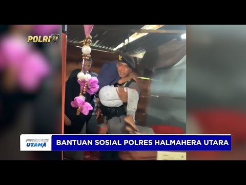 PERSONEL POLRES HALMAHERA TIMUR BANTU WARGA YANG SEDANG SAKIT