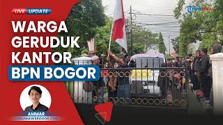 Ratusan Warga Geruduk Kantor BPN Bogor karena Tak Terima Ganti Rugi Proyek Tol Desari Tak Sesuai
