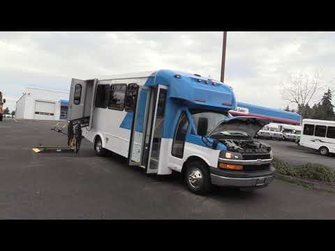 2016 Chevrolet Glaval Titan II 14 Passenger Shuttle Bus - S39040