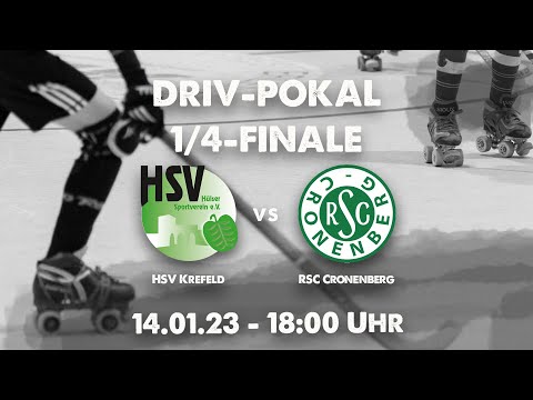 1/4 Finale DRIV Pokal - HSV Krefeld vs RSC Cronenberg - 1. Halbzeit