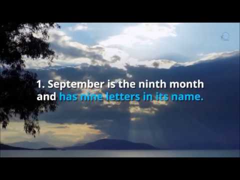 September Fact : Top 10 Things about the ninth month in calendar