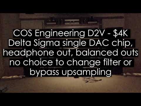 DAC Comparison. Vermeer2. Denafrips Ares, COS D1V2, MSB Analog DAC, APL HiFi DSD MR