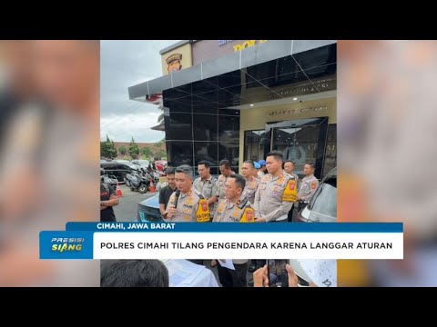 POLRES CIMAHI TINDAK PEMILIK MOBIL YANG MENGGUNAKAN PELAT NOMOR GANDA