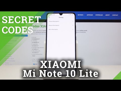 Secret Codes for XIAOMI Mi Note 10 Lite – Testing Mode / Calendar Storage / IMEI Info