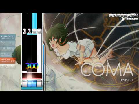 [OSU! Mania] ensou - COMA / 4k MX Allcombo Play