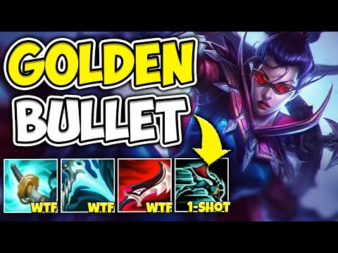 GOLDEN GUN VAYNE KILLS THEM WITH A SINGLE SHOT! (4 DAMAGE ENHANCERS) - League of Legends