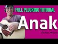 Anak [Full Plucking Tutorial with tablature] - Freddie Aguilar