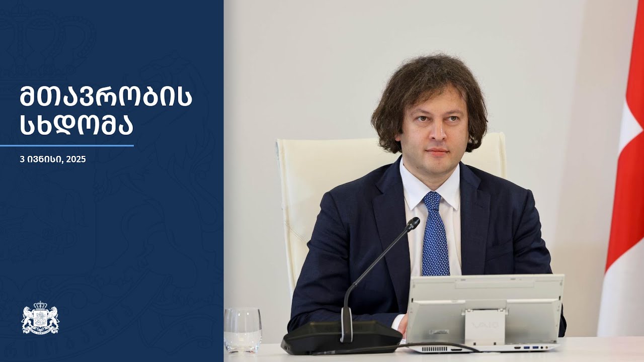 ირაკლი კობახიძე - მთავრობის სხდომა - 3 ივნისი, 2025