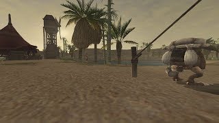【FFXI】定点カメラ Leave Vana'diel『魔法が高い(涙)砂漠のバザール、ラバオ』【席を外します】